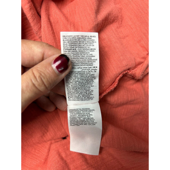 Old Navy Sugar Poppy Cinch Waist Short Sleeve Slub Knit T Shirt Dress Womens L - Picture 9 of 11